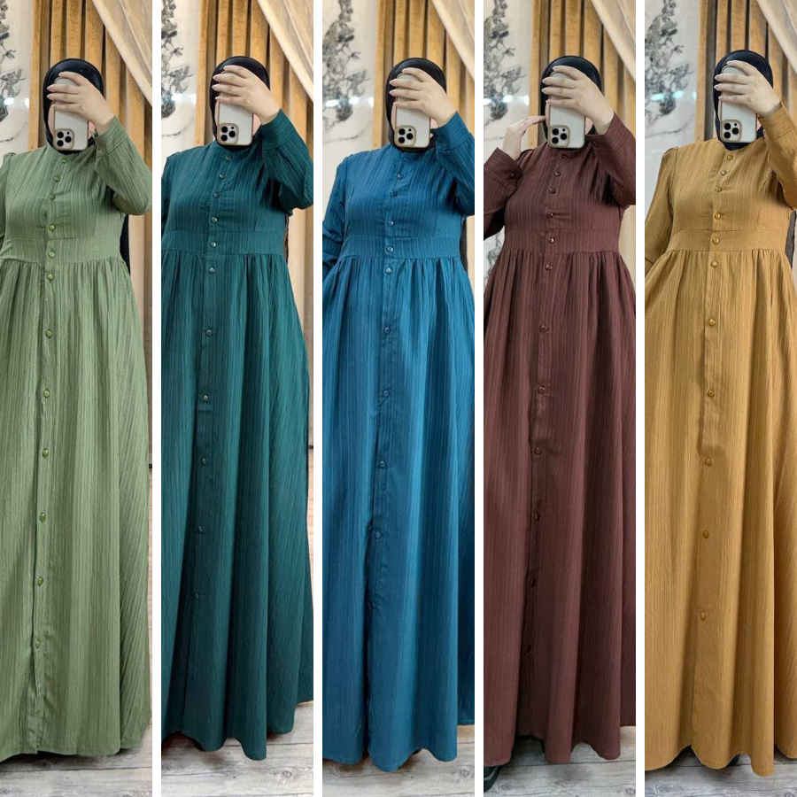 Fresca loose summer linen dress - light and comfortable material for summer and outings - sizes up to 3XL